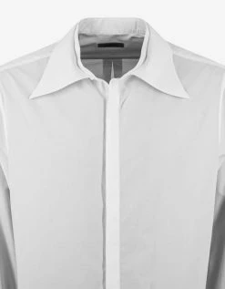 Valentino White Oversized Collar Shirt Clothing