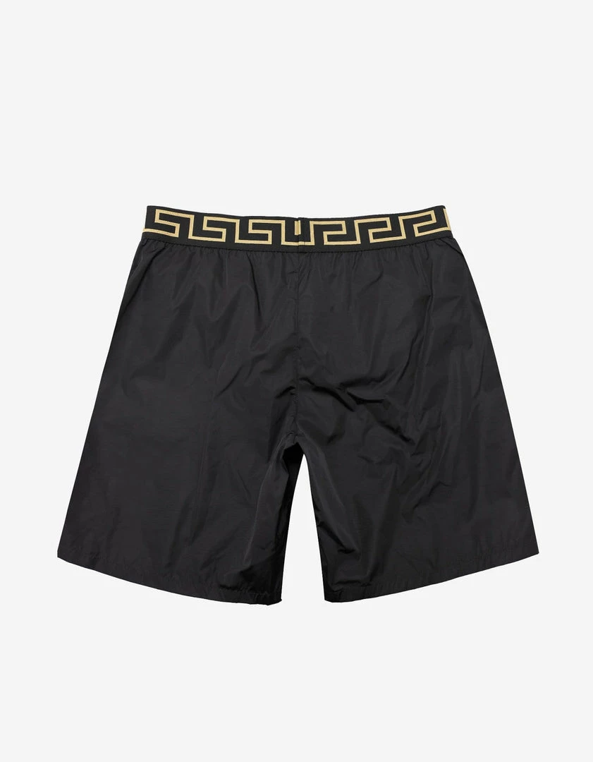 Promo π Versace Gym Clothing Black Greek Key Long Swim Shorts β 4 Versace Gym Clothing Black Greek Key Long Swim Shorts