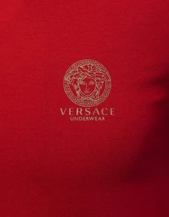Best Sale ๐ Versace Gym Red Stretch Cotton T-Shirt โญ 9 Versace Gym Red Stretch Cotton T-Shirt