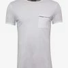 Versace Gym White Greca Trim Stretch Cotton T-Shirt