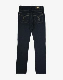 Versace Indigo Dye Denim Jeans Clothing