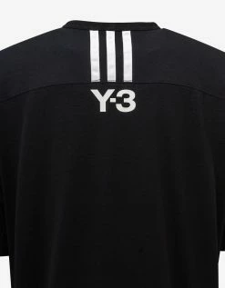Y-3 Clothing Black CH1 Oversized Stripes T-Shirt
