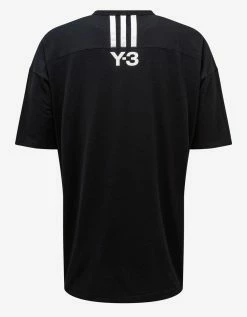 Y-3 Clothing Black CH1 Oversized Stripes T-Shirt