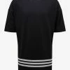 Hot Sale ๐ Y-3 Clothing Black CH1 Oversized Stripes T-Shirt ๐ 1 Y-3 Clothing Black CH1 Oversized Stripes T-Shirt
