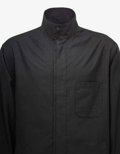 Y-3 Black Slub Overshirt