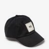 Y-3 Black Square Label Cap