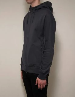 Brand new 🎉 Clothing Carbon Grey Y-3 Print Zip Hoodie ✔️ 11 Clothing Carbon Grey Y-3 Print Zip Hoodie