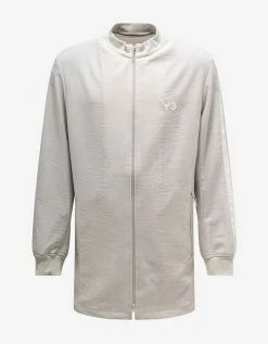 Y-3 Clothing Orbit Grey CH1 Stripes Track Top