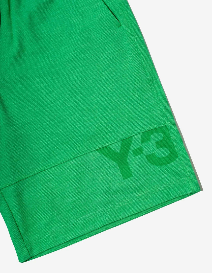 Flash Sale π Y-3 Green Classic Pique Shorts π 6 Y-3 Green Classic Pique Shorts