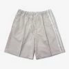 Y-3 Grey 3-Stripe Shorts