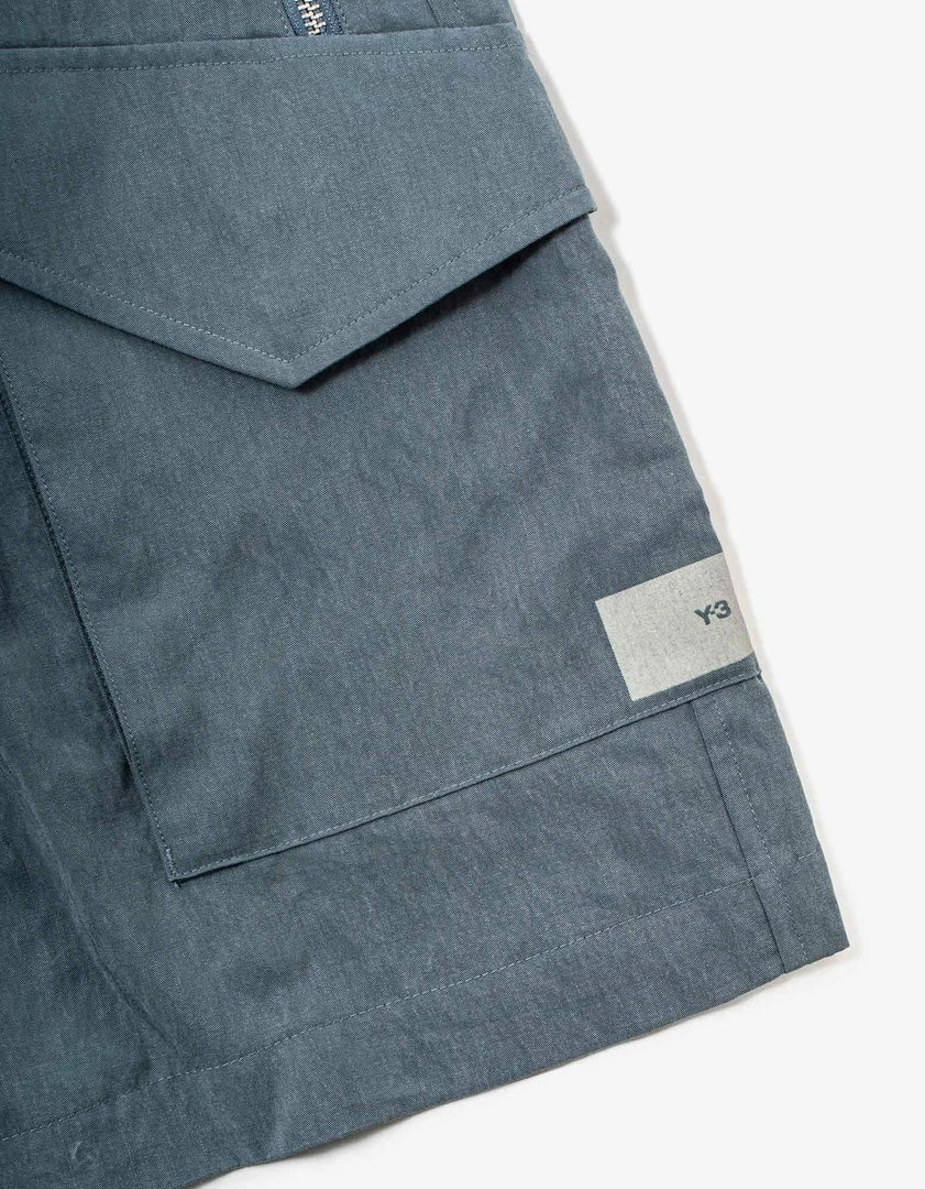 Promo π₯ Y-3 Grey Utility Cargo Shorts π 8 Y-3 Grey Utility Cargo Shorts