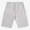 Wholesale ๐ Y-3 Clothing Light Grey Logo Sweat Shorts ๐ 2 Y-3 Clothing Light Grey Logo Sweat Shorts