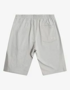 Y-3 Clothing Light Grey Logo Sweat Shorts