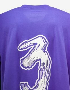 Hot Sale π₯ Y-3 Purple Logo Print Oversized T-Shirt Clothing π 11 Y-3 Purple Logo Print Oversized T-Shirt Clothing