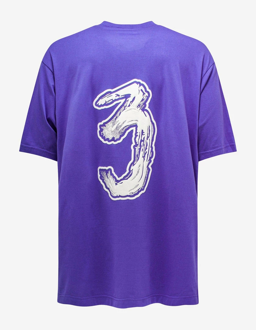 Hot Sale π₯ Y-3 Purple Logo Print Oversized T-Shirt Clothing π 4 Y-3 Purple Logo Print Oversized T-Shirt Clothing