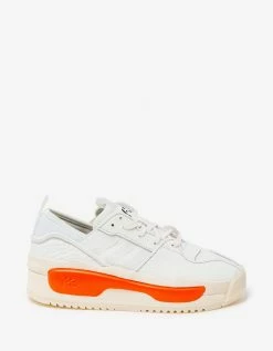 Y-3 White & Orange Hokori III Trainers