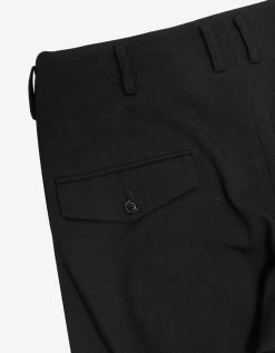 Yohji Yamamoto Black Zip Pocket Trousers